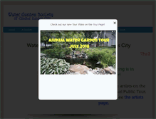 Tablet Screenshot of kcwatergarden.com